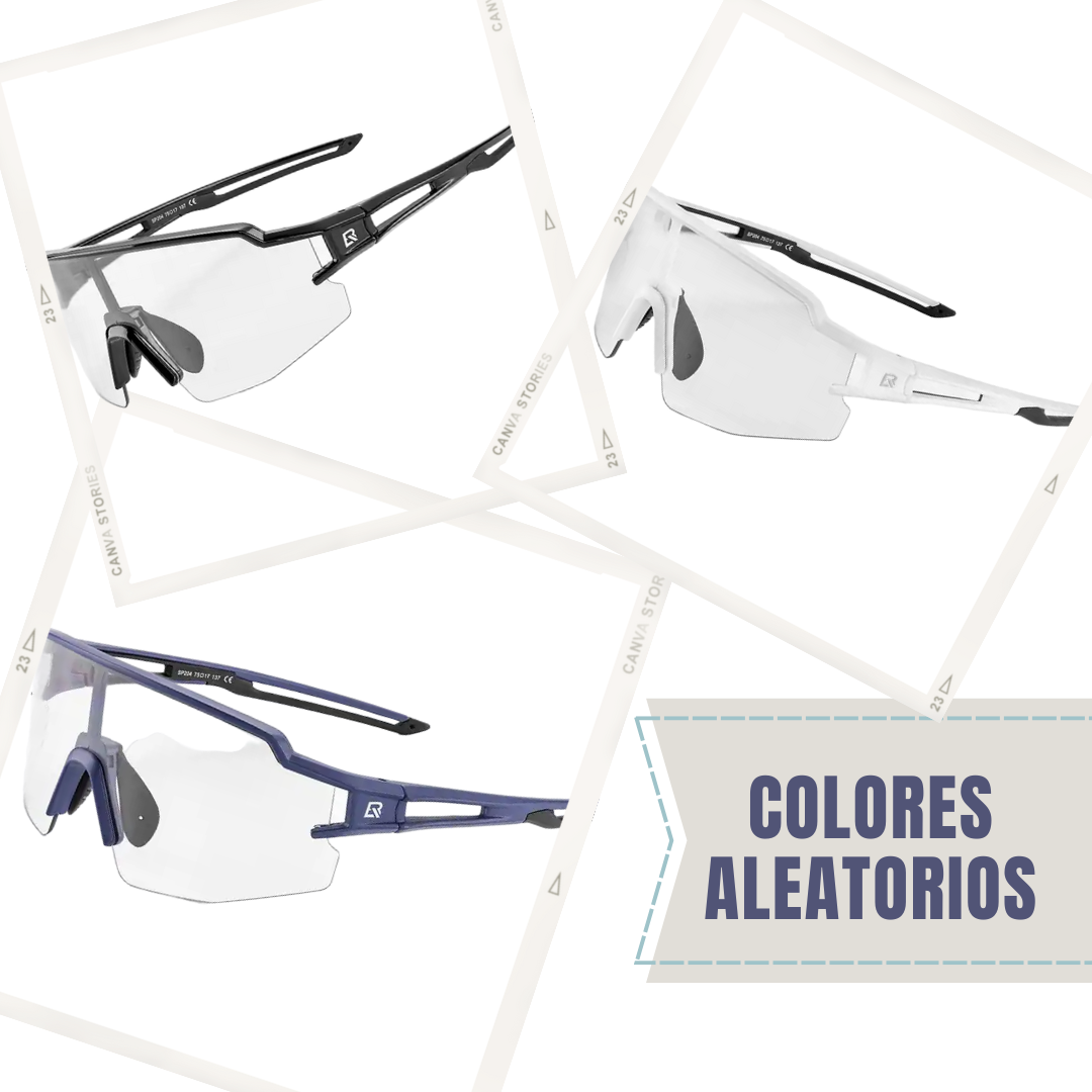 Gafas Ciclismo Uv Lentes Fotocromaticos Rockbros