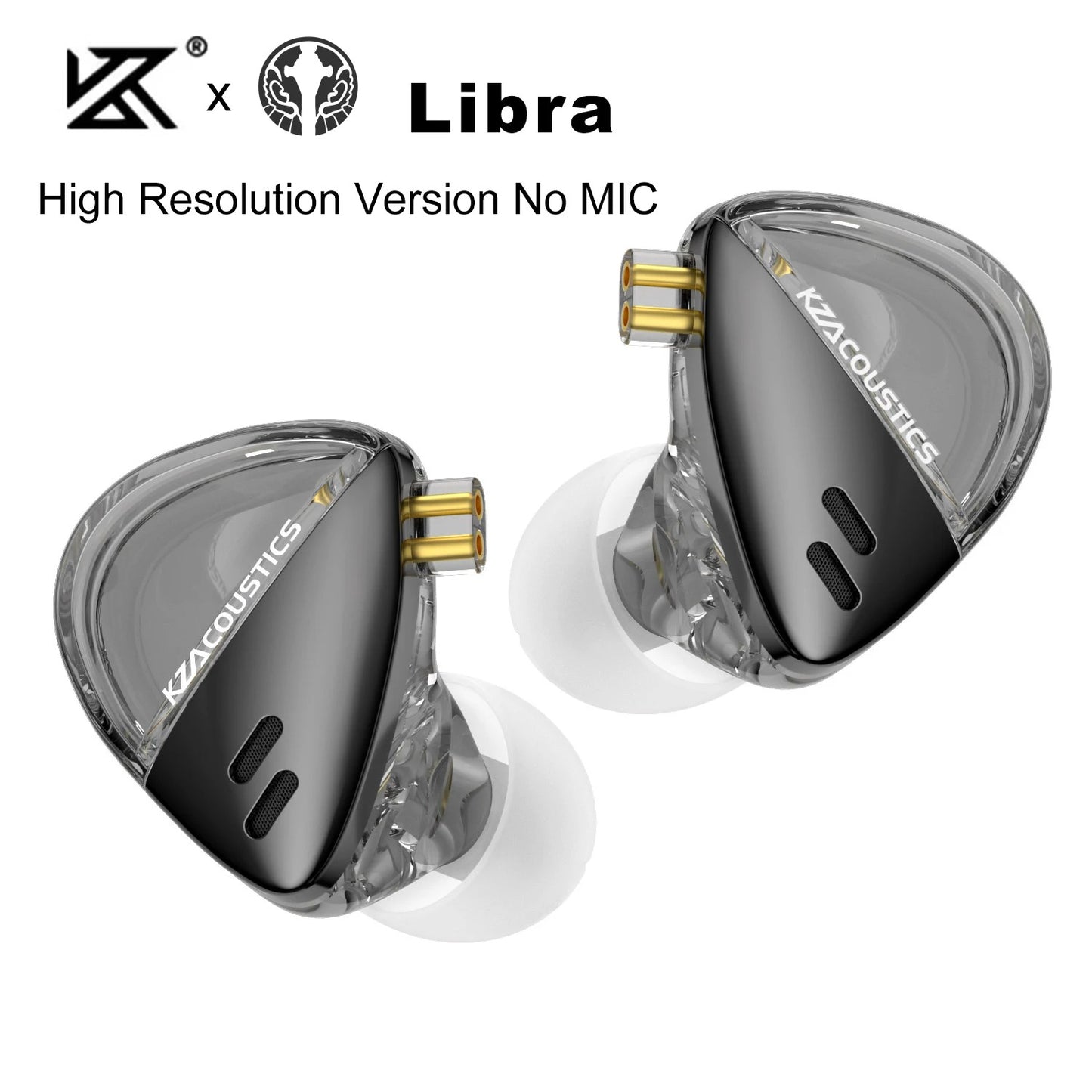 Auriculares Kz X Angelears Libra De Alta Resolución Sin Mic